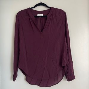 Maroon blouse size S